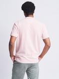 Aubin Hanby Pique Short Sleeve Polo Shirt, Pink