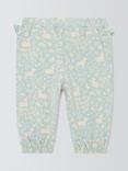 John Lewis Baby Floral Deer Joggers, Multi