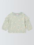 John Lewis Baby Deer Floral Jumper, Multi