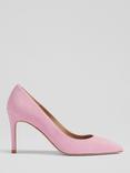 L.K.Bennett Floret Pointed Toe Suede Court Shoes, Pink