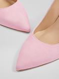 L.K.Bennett Floret Pointed Toe Suede Court Shoes, Pink