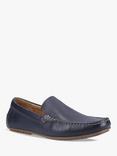 Hush Puppies Ralph Leather Slip On Loafers, Navy