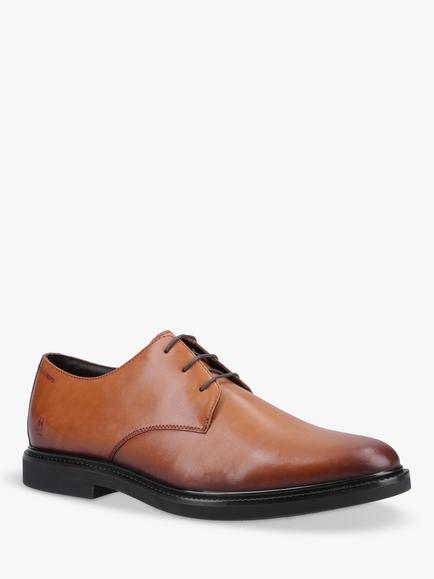 Hush Puppies Kye Leather Lace Up Shoes - view 2, Tan