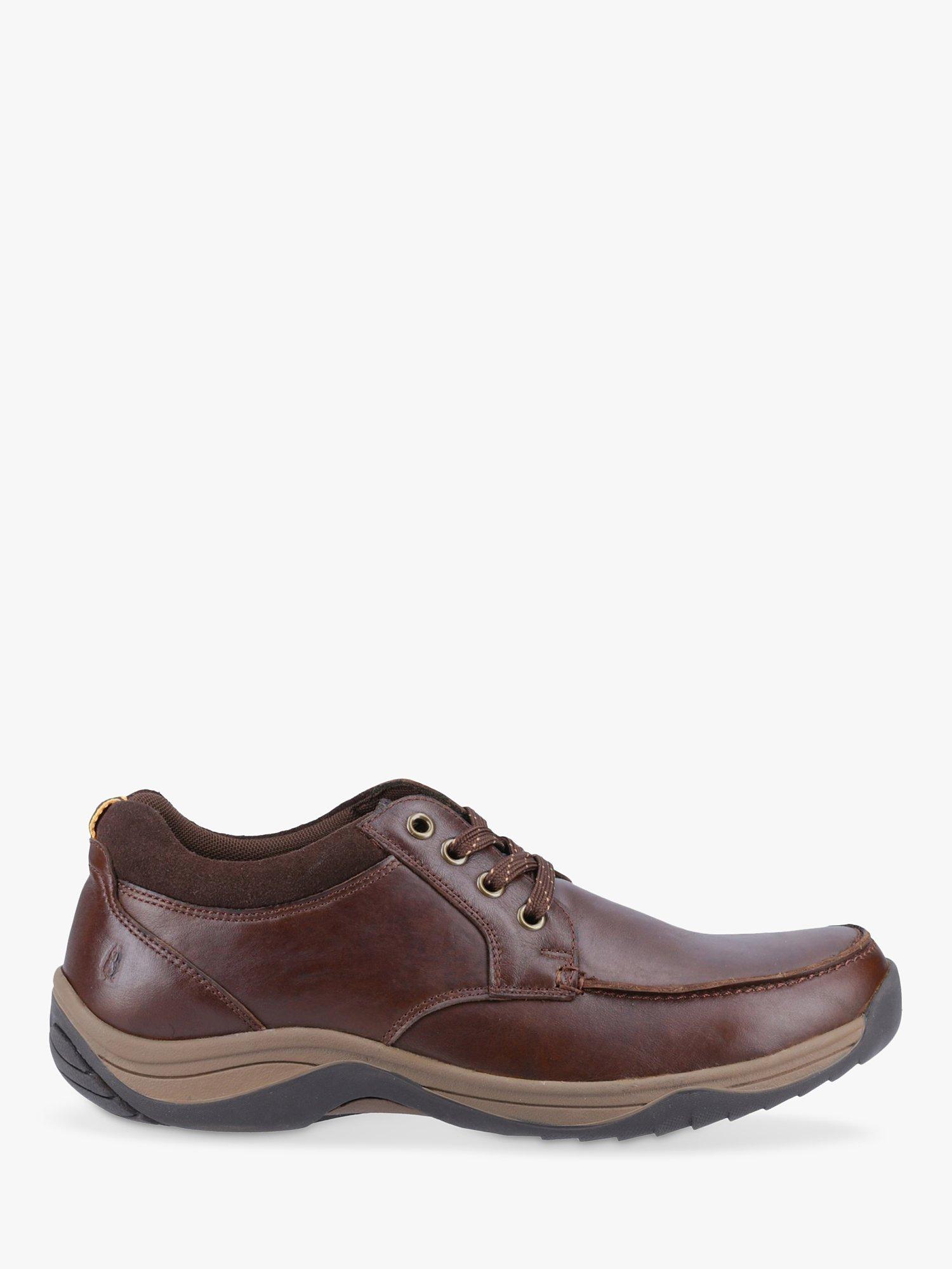 Hush Puppies Derek Leather Lace Up Shoes, Dark Brown
