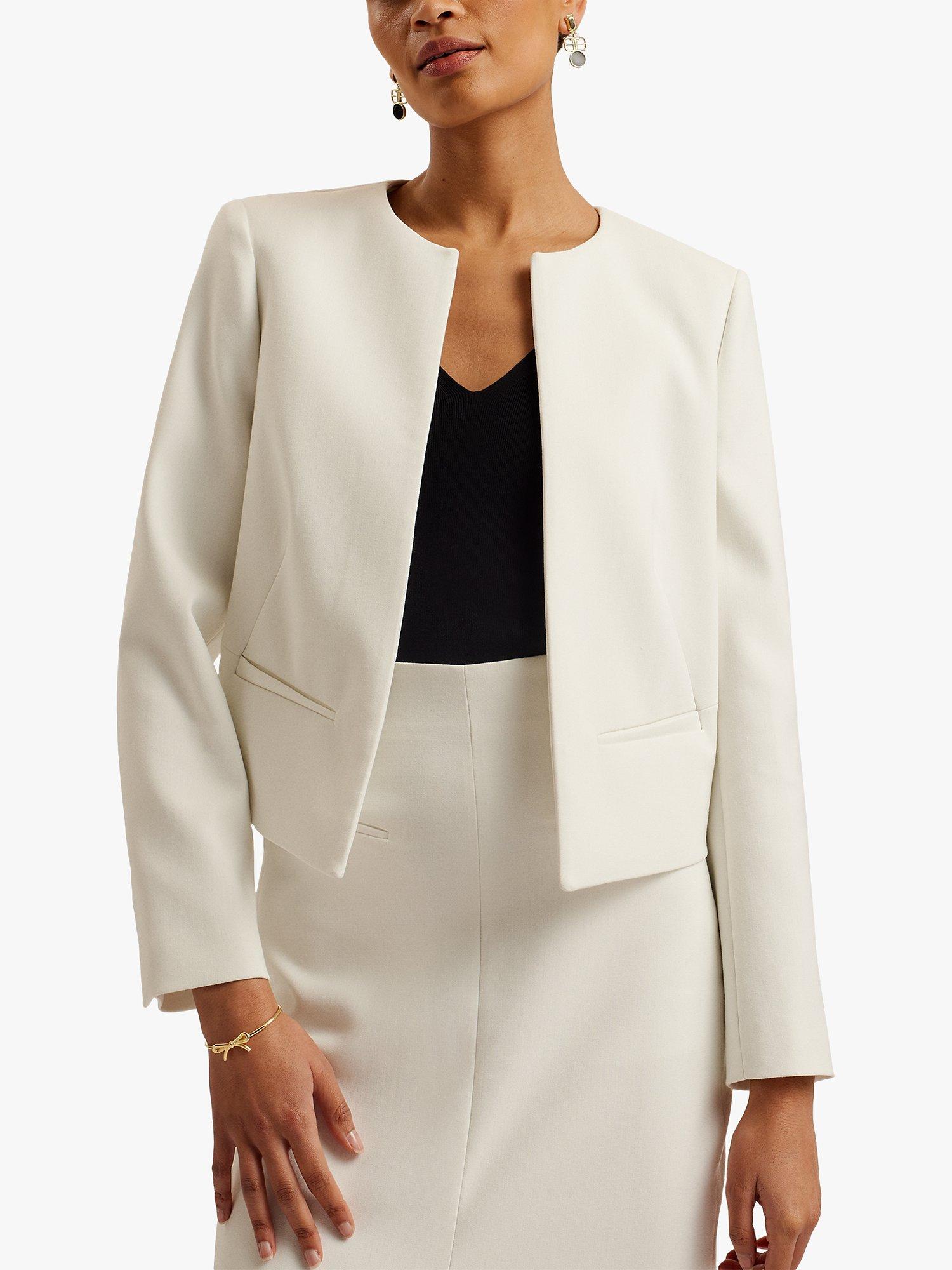 Ted Baker Manabuj Tailored Coat, White