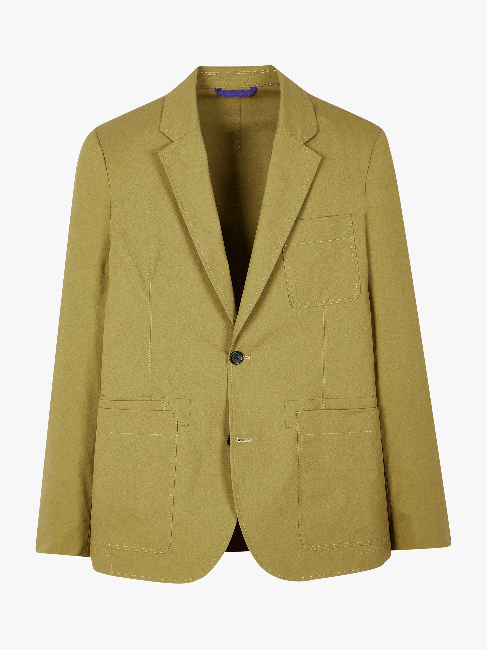 PS Paul Smith Organic Cotton Blend Suit Jacket, Greens, L