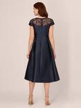 Adrianna Papell Studio Mikado Midi Dress, Midnight