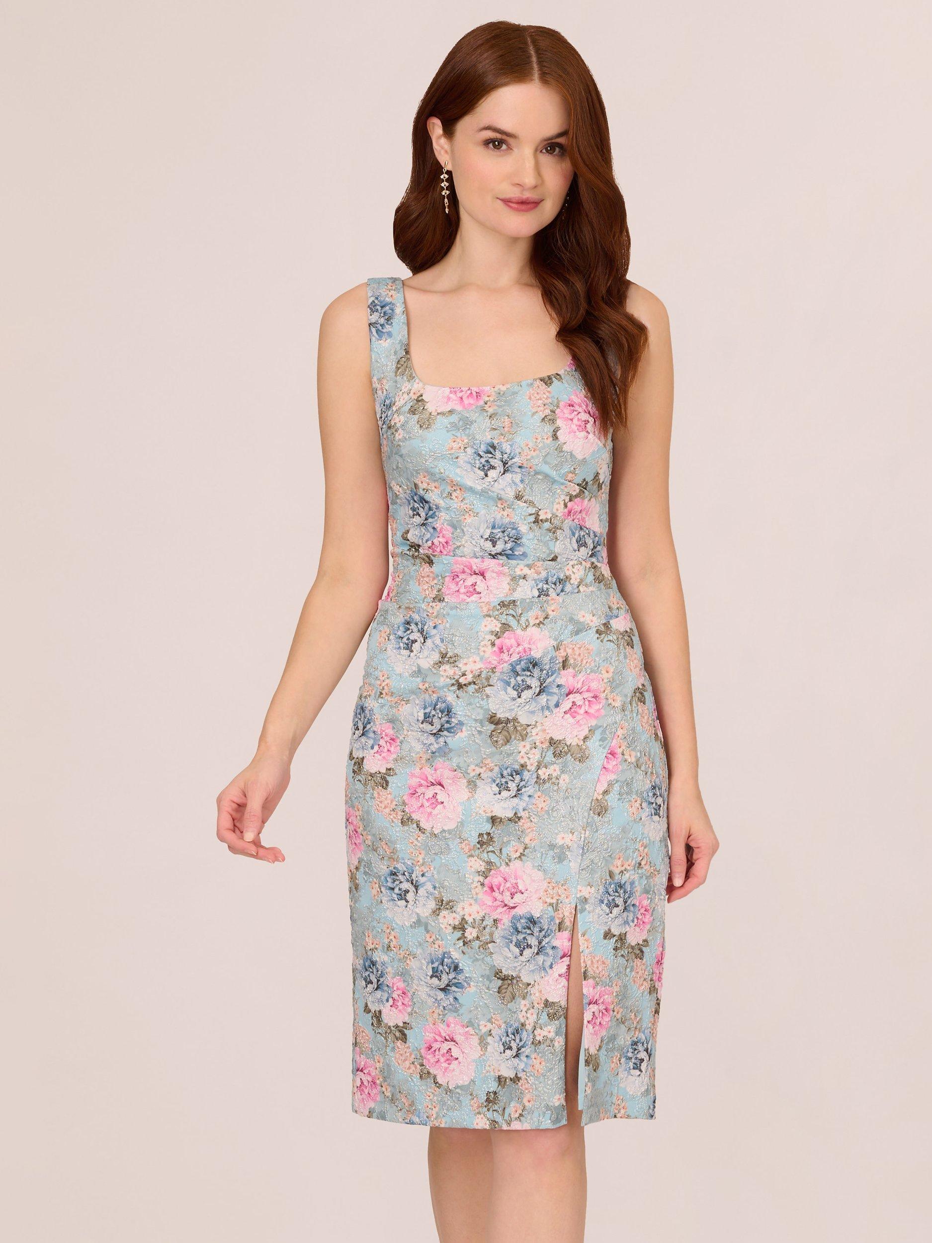 Floral matelasse gown best sale