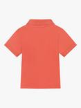 Timberland Baby Logo Short Sleeve Polo Shirt, Orange