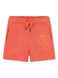 Timberland Baby French Terry Track Bermuda Shorts, Orange