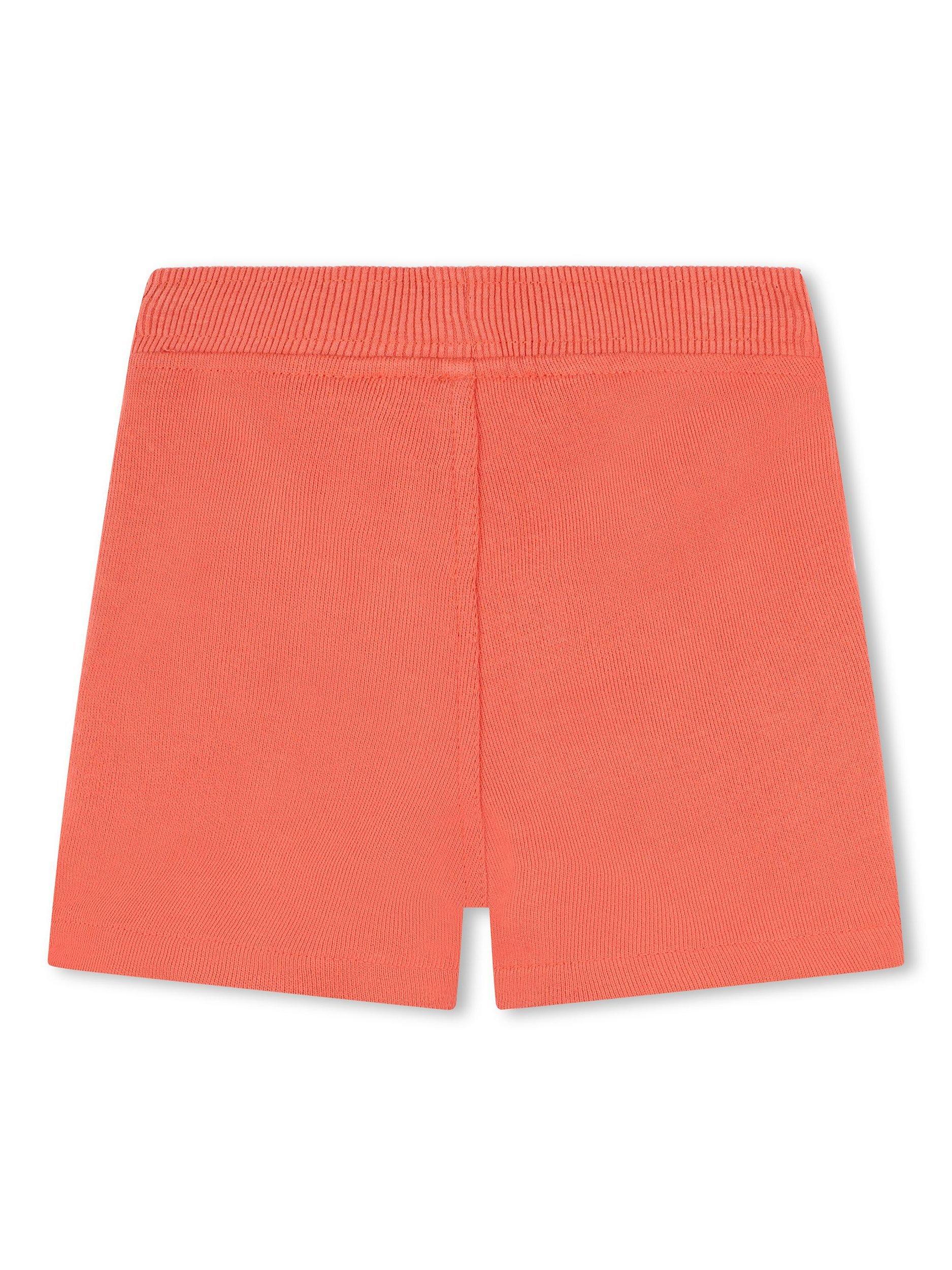 Product image 2 of 2, which shows Timberland Baby French Terry Track Bermuda Shorts, Orange, 6 months