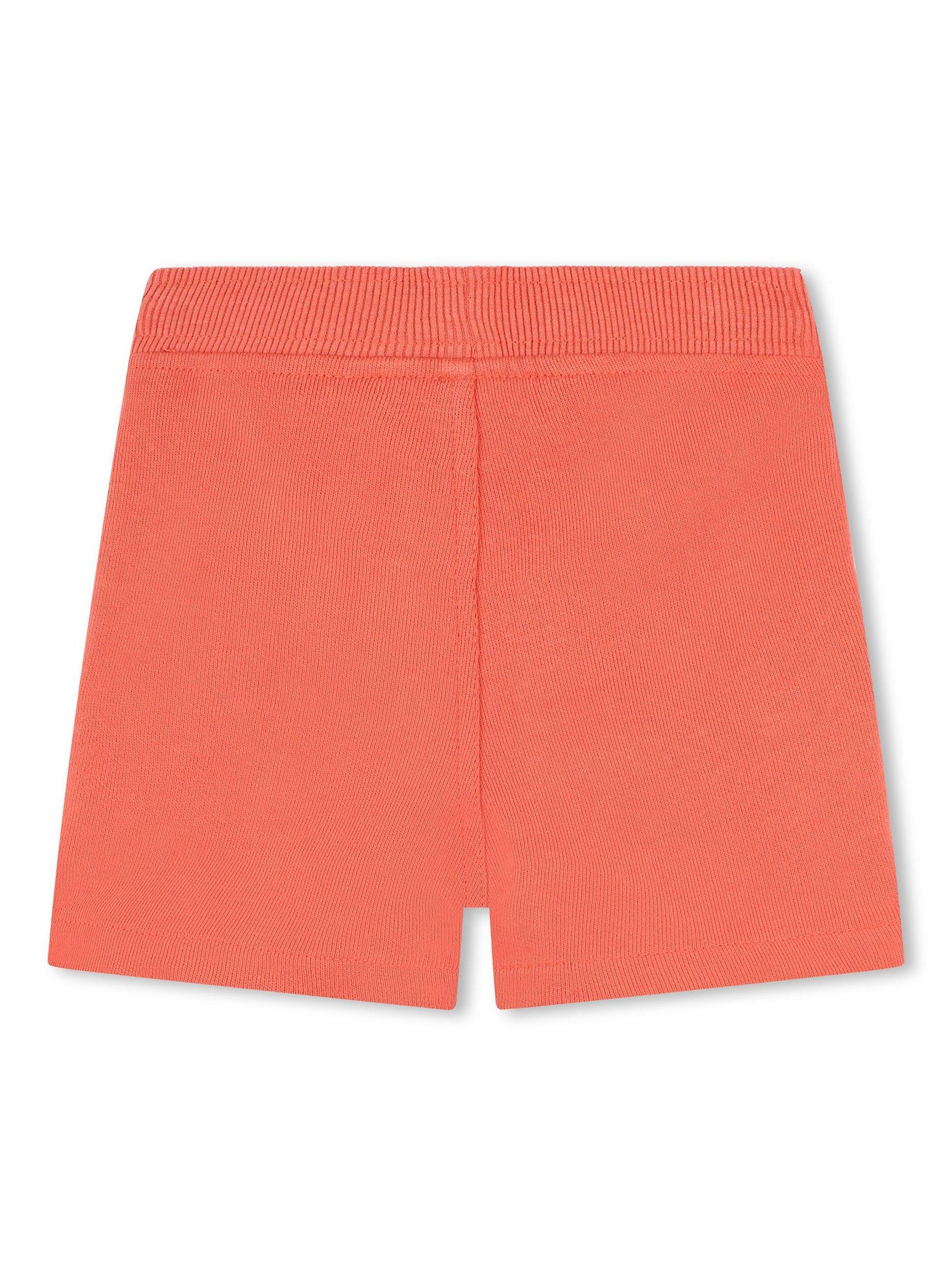 Timberland Baby French Terry Track Bermuda Shorts, Orange, 6 months