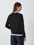 John Lewis Cotton Crew Neck Cardigan