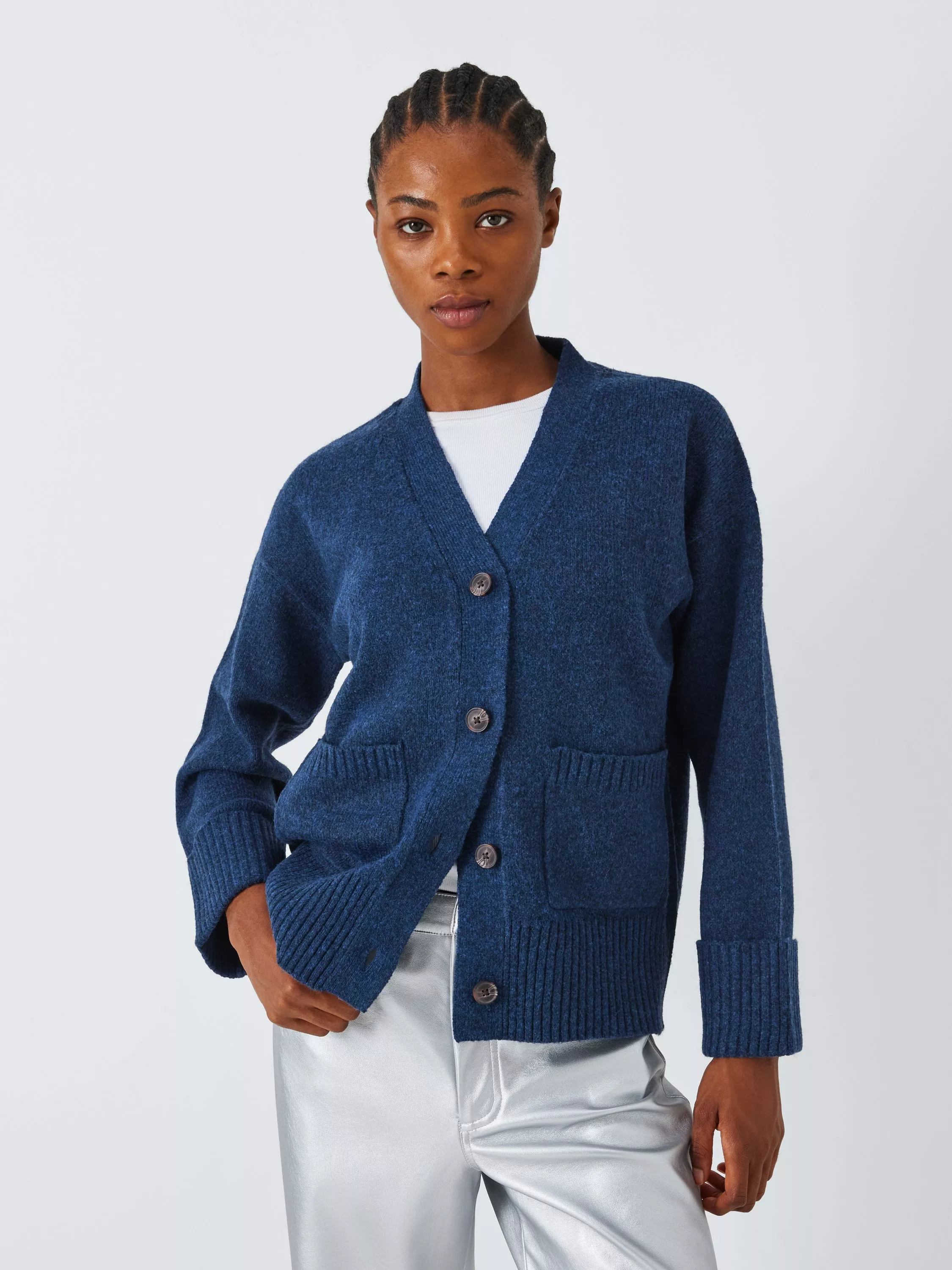 Midnight blue cardigan best sale