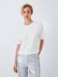 John Lewis ANYDAY Cotton Boxy Fit T-Shirt, White