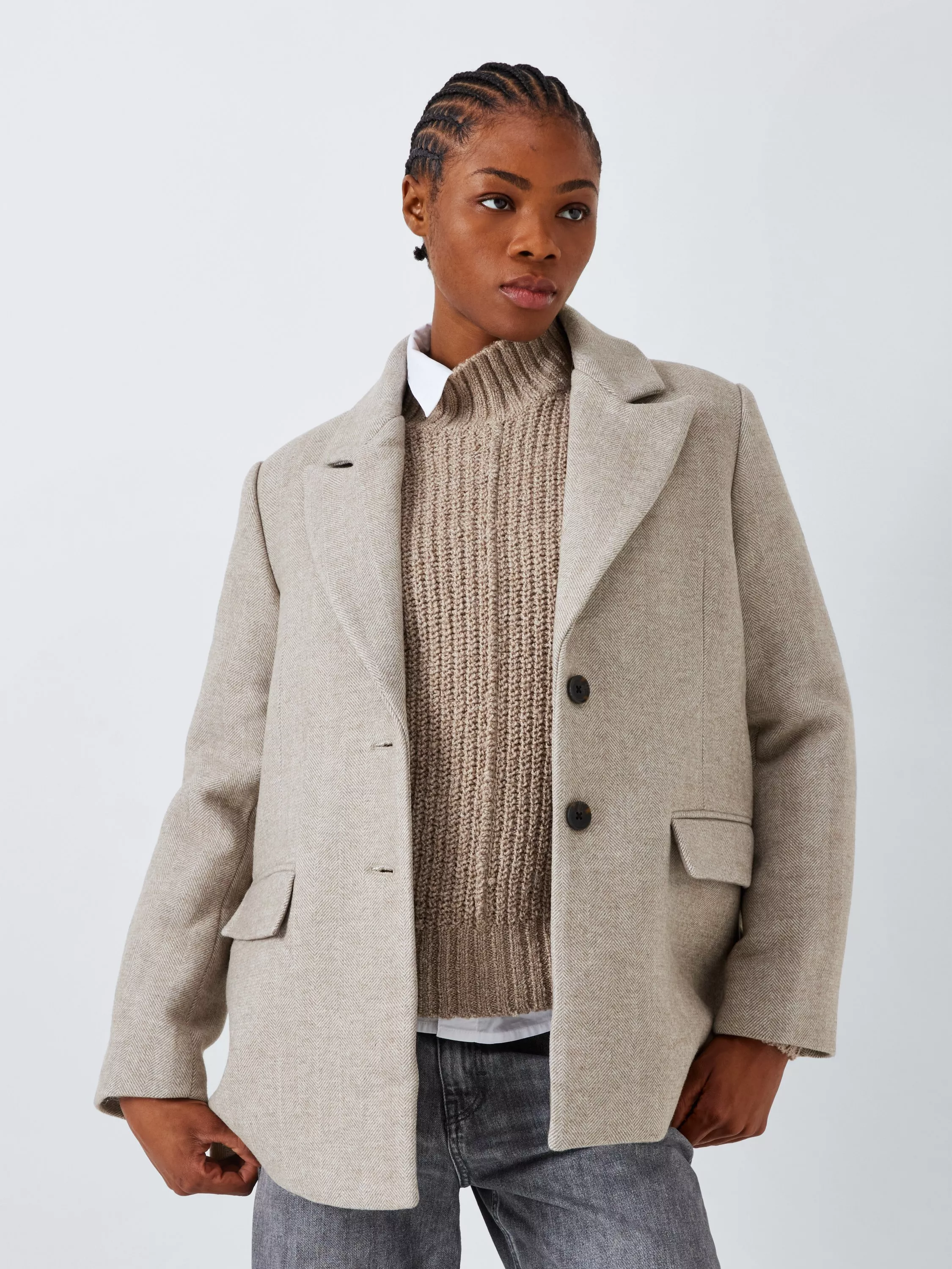 John lewis cream jacket best sale