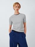 John Lewis ANYDAY Skinny Fit Ribbed T-Shirt