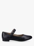 Hush Puppies Melissa Leather Strap Mary Jane Shoes, Black