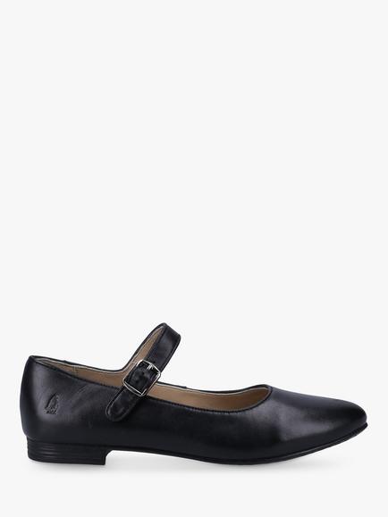 Hush Puppies Melissa Leather Strap Mary Jane Shoes, Black, Black