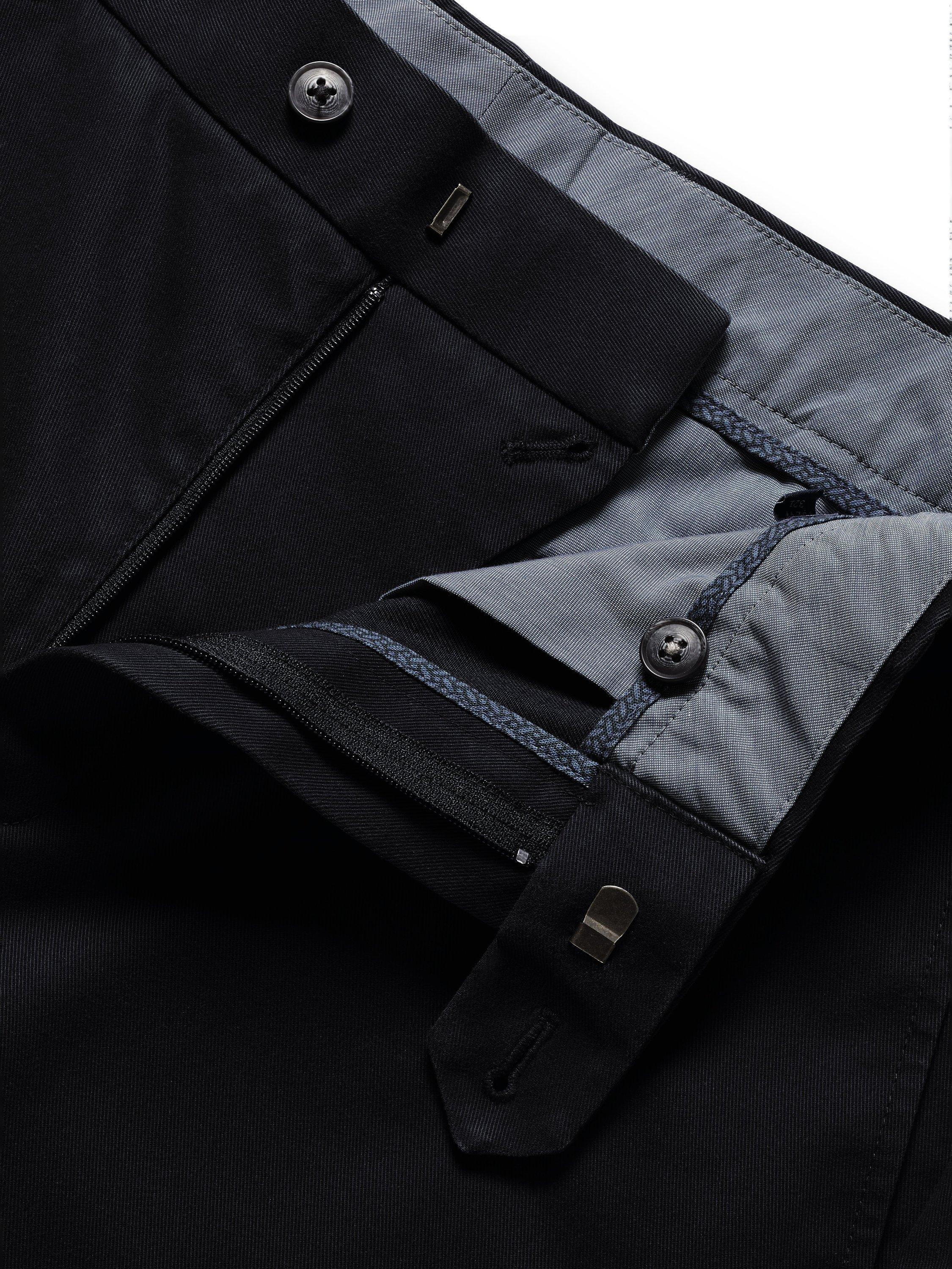 Product image 2 of 2, which shows Charles Tyrwhitt Ultimate Non-Iron Chinos, Navy, W32/L30