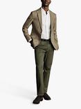 Charles Tyrwhitt Classic Fit Linen Cotton Blend Jacket, Taupe