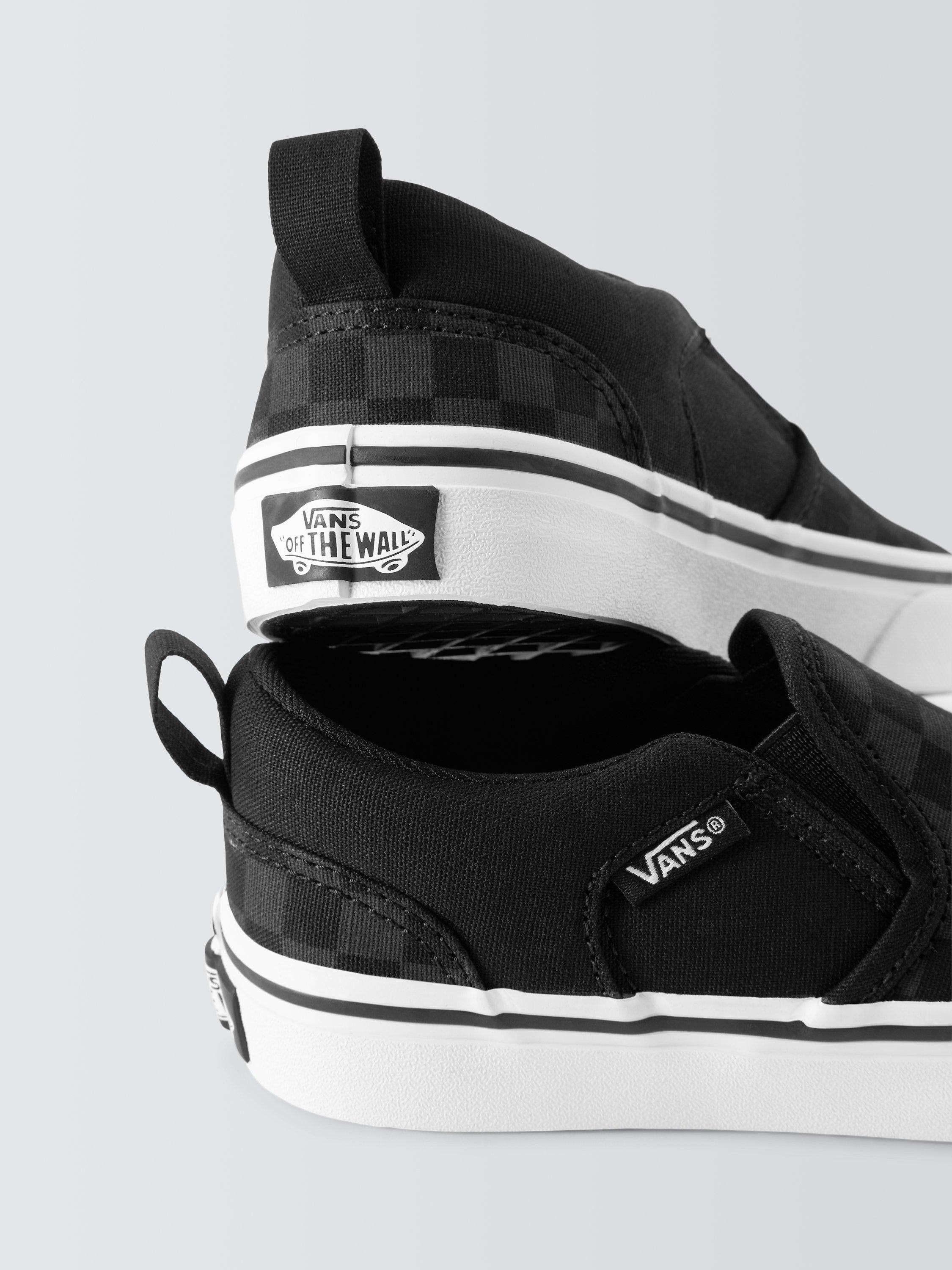 Black asher vans best sale