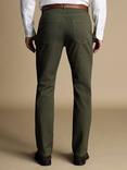 Charles Tyrwhitt Twill 5 Pocket Slim Fit Jeans, Olive Green