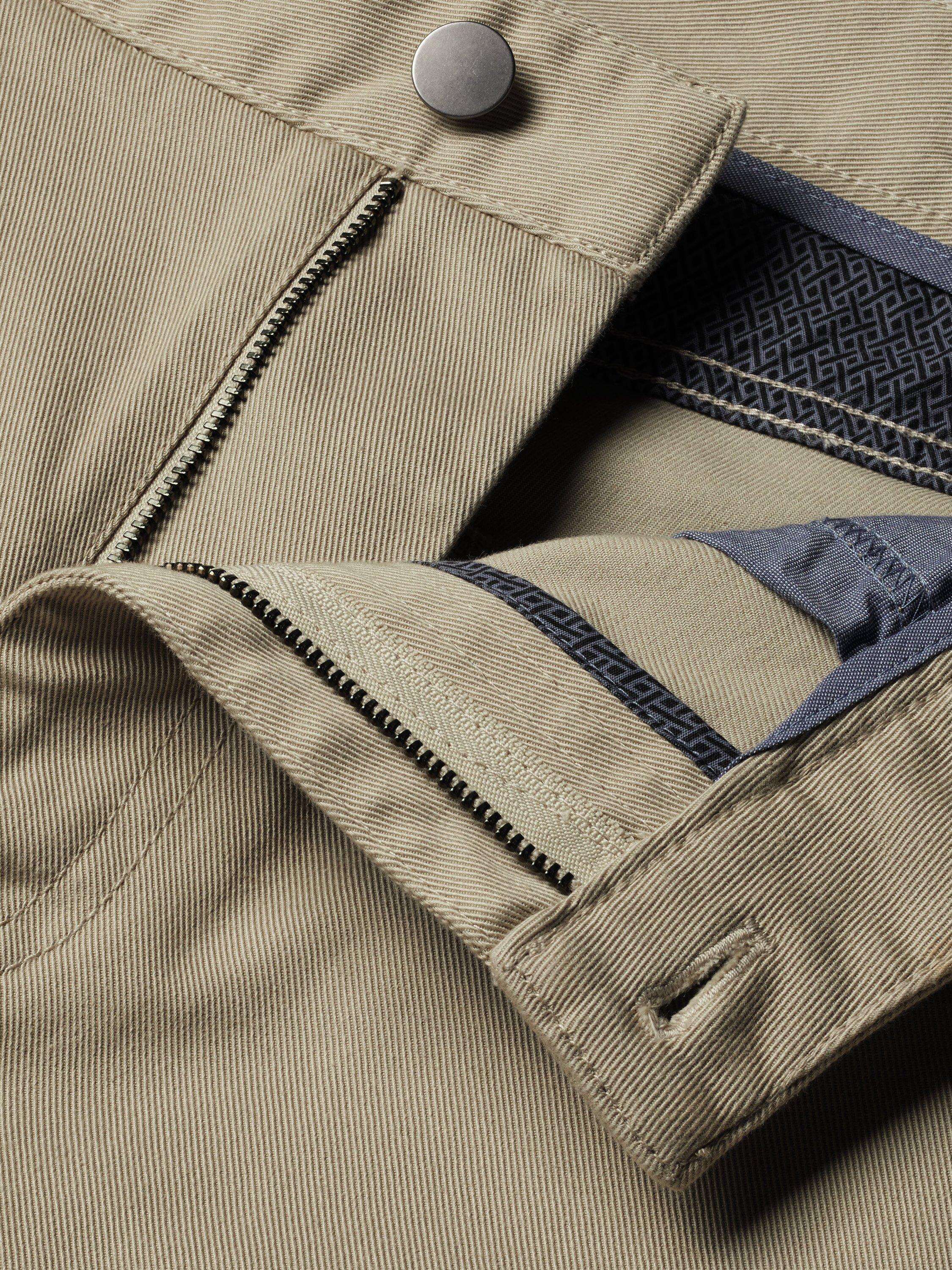 Product image 3 of 4, which shows Charles Tyrwhitt Twill 5 Pocket Slim Fit Jeans, Stone, W30/L30