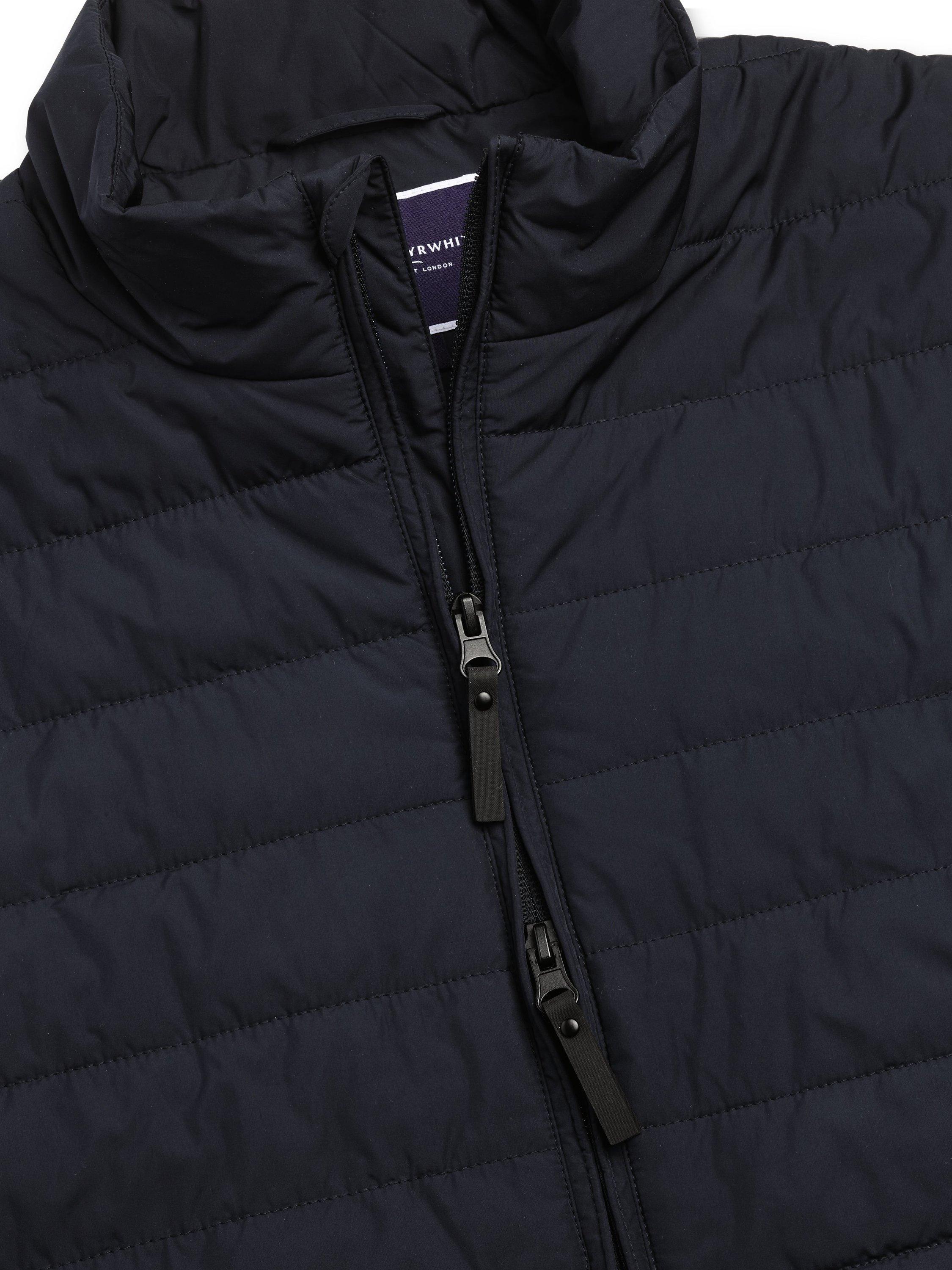 Product image 4 of 4, which shows Charles Tyrwhitt Quilted Gilet, Navy, L