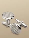 Charles Tyrwhitt Enamel Cufflinks, Silver