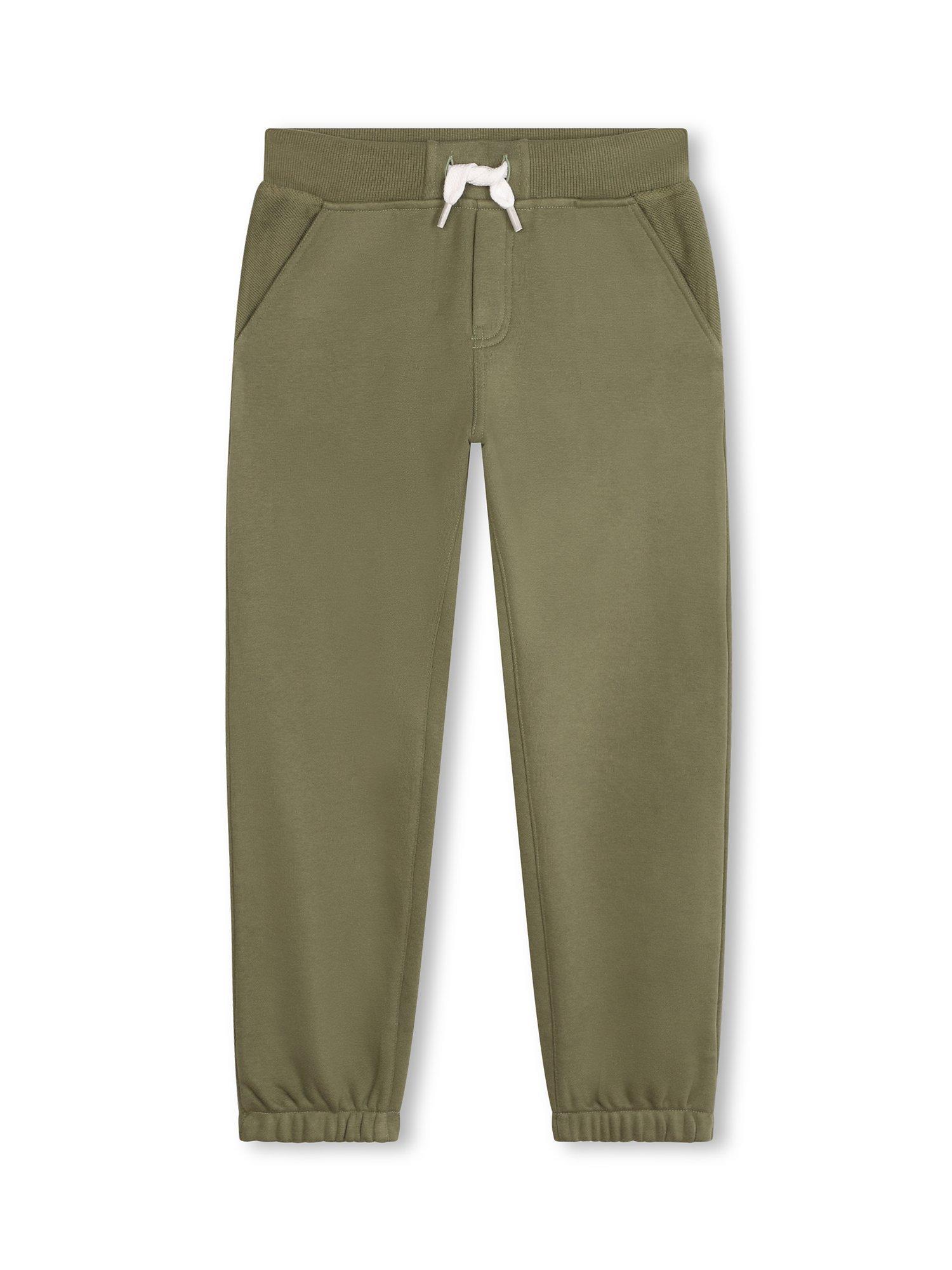 Product image 1 of 2, which shows Timberland Kids' French Terry Loose Fit Jogging Bottoms, Green, 4 years