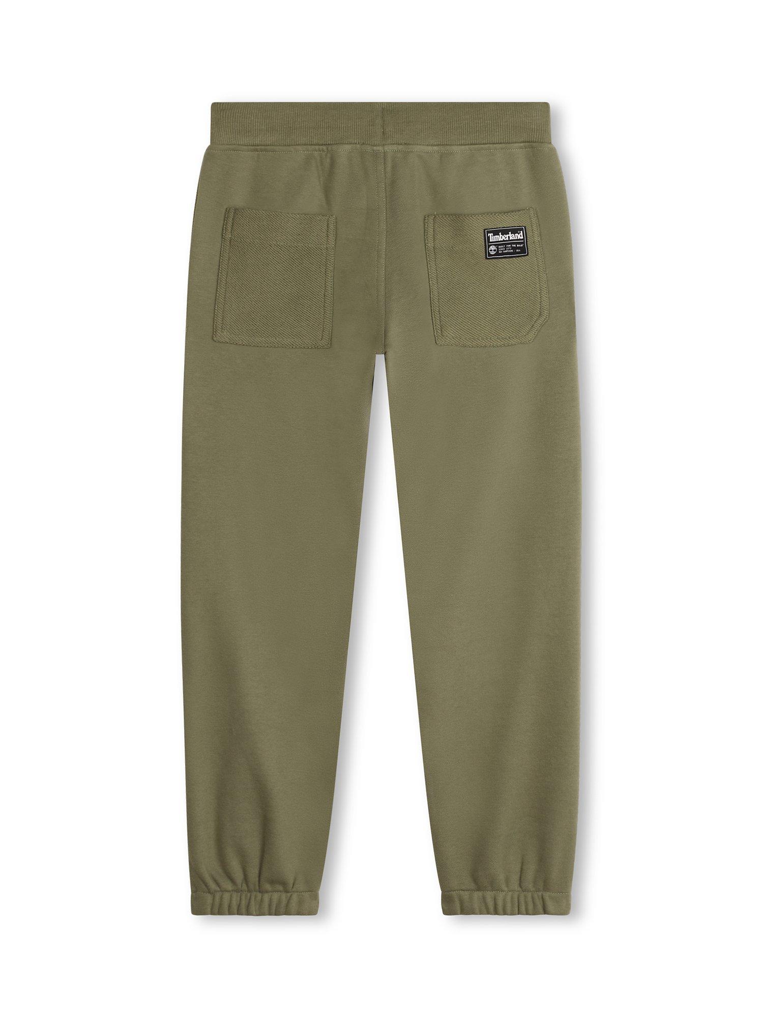 Product image 2 of 2, which shows Timberland Kids' French Terry Loose Fit Jogging Bottoms, Green, 4 years