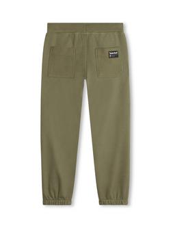 Timberland Kids' French Terry Loose Fit Jogging Bottoms, Green - view 2, Green