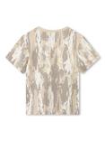 Timberland Kids' Fancy Logo Abstract Print T-Shirt, Natural