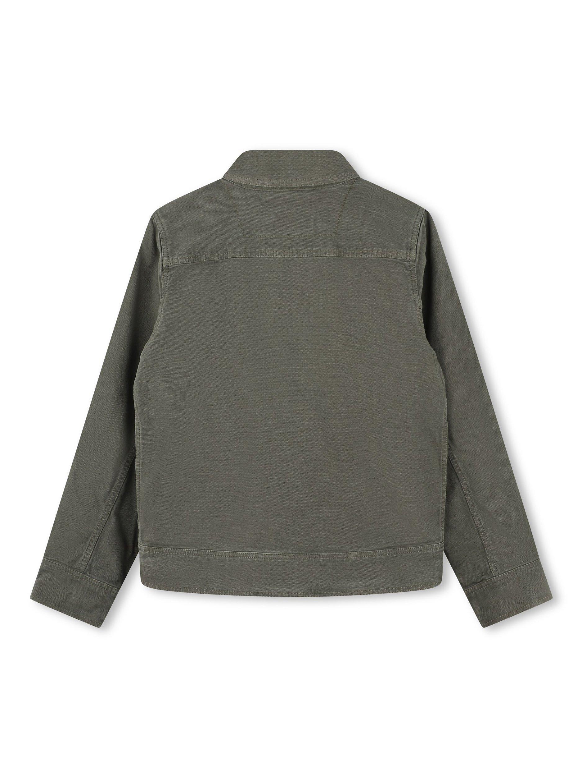 Product image 2 of 2, which shows Timberland Kids' Stratford Zip Through Jacket, Green, 4 years