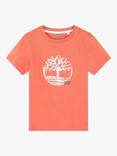 Timberland Kids' Logo Print T-Shirt