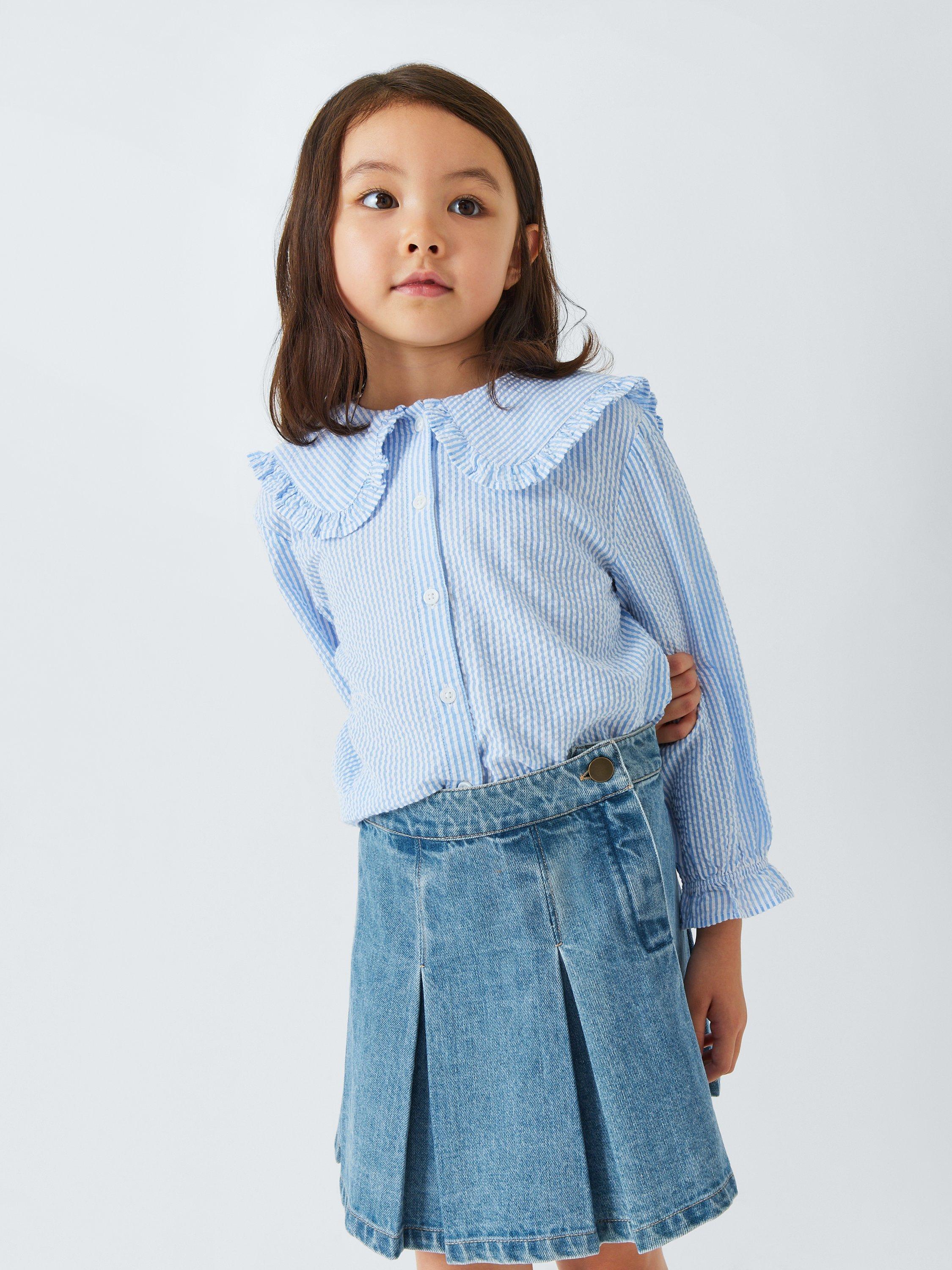 John lewis blue pleated skirt best sale