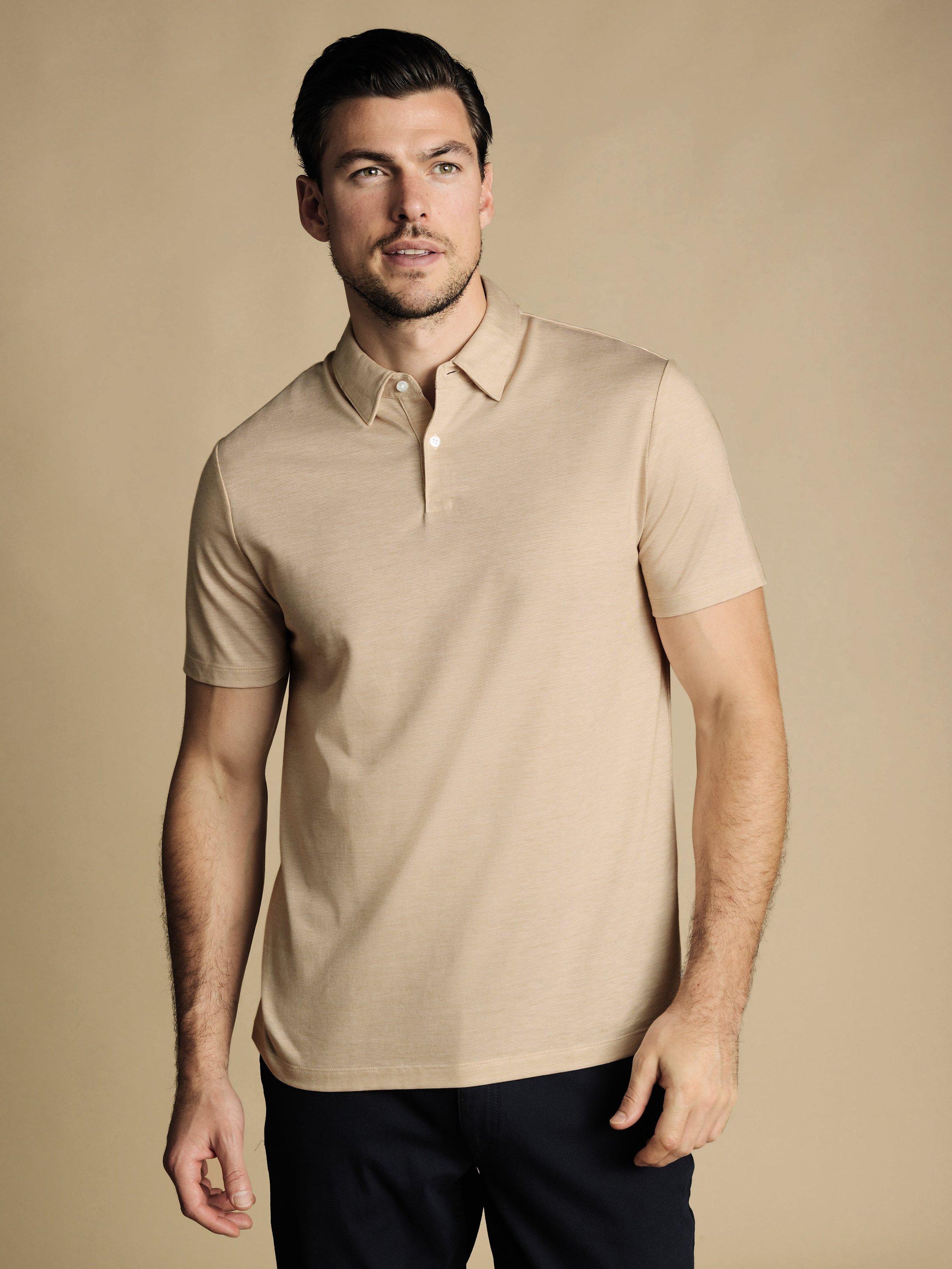 Charles Tyrwhitt Cool Polo Shirt, Gold, M