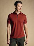 Charles Tyrwhitt Pique Cotton Polo Shirt, Burnt Orange