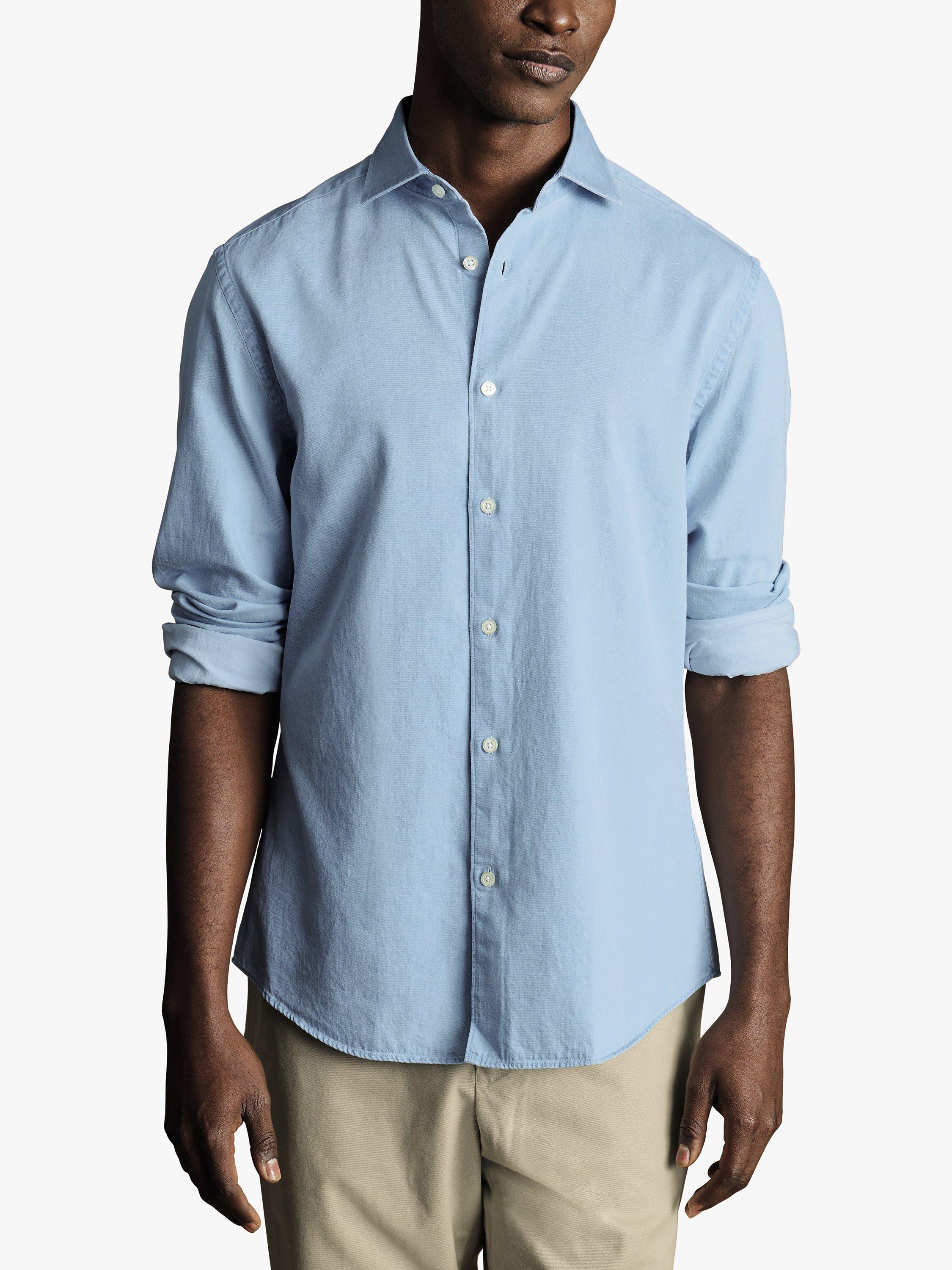 Charles Tyrwhitt Slim Fit Denim Shirt, Light Blue
