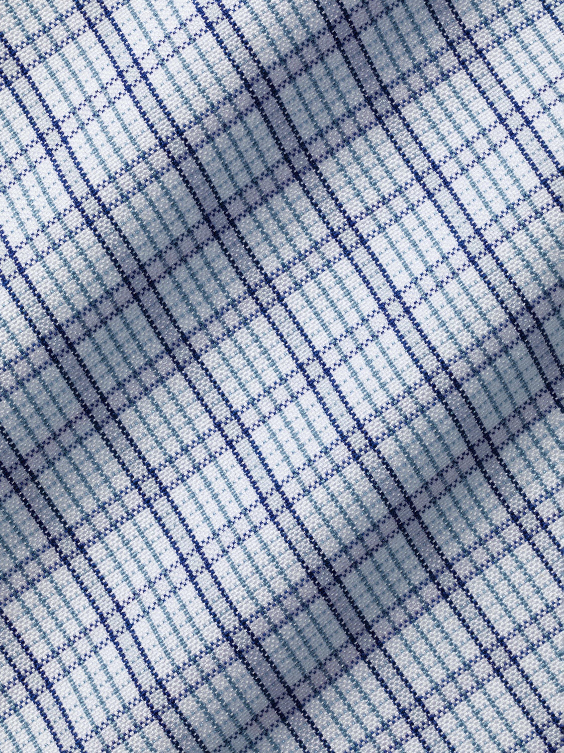 Charles Tyrwhitt Non-Iron Button Down Check Shirt, Blue, 17 35