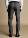 Charles Tyrwhitt Smart Texture Classic Fit Trousers, Charcoal Grey