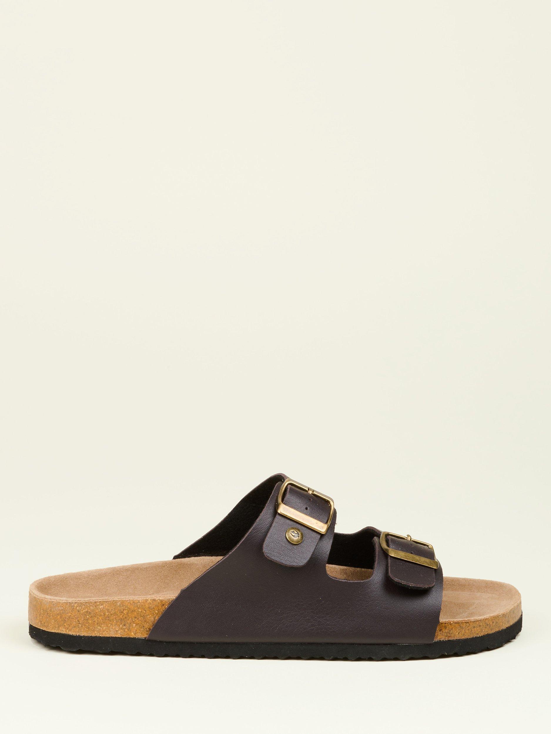 Brakeburn Classic Two Strap Sandals, Brown