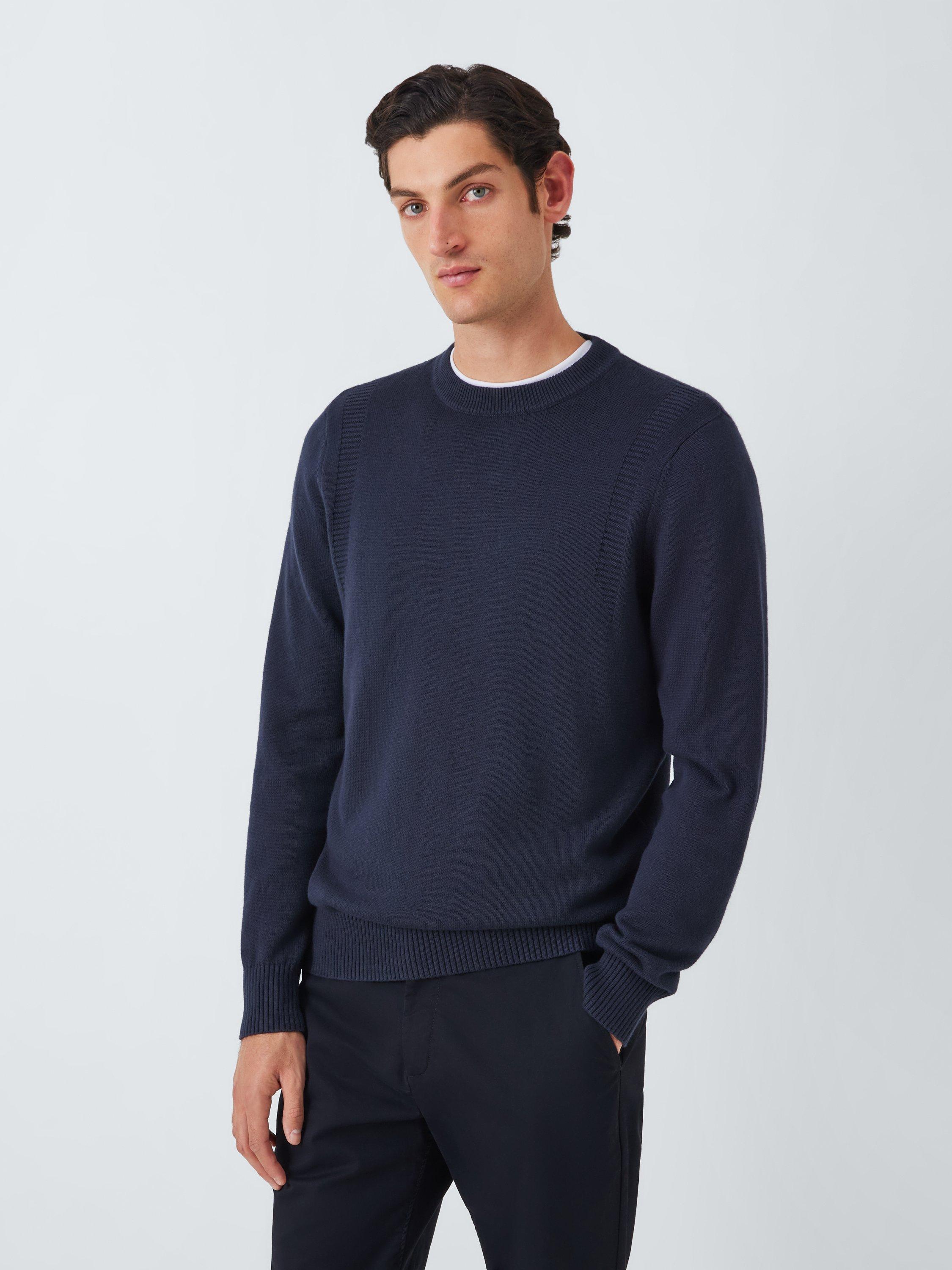 John Lewis Cotton Cashmere Blend Crew Neck Jumper