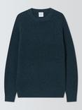 John Lewis Cotton Knit Rib Crew Neck Fisherman's Jumper