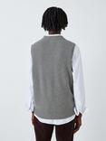 John Lewis Lambswool Tank Top, Mid Grey