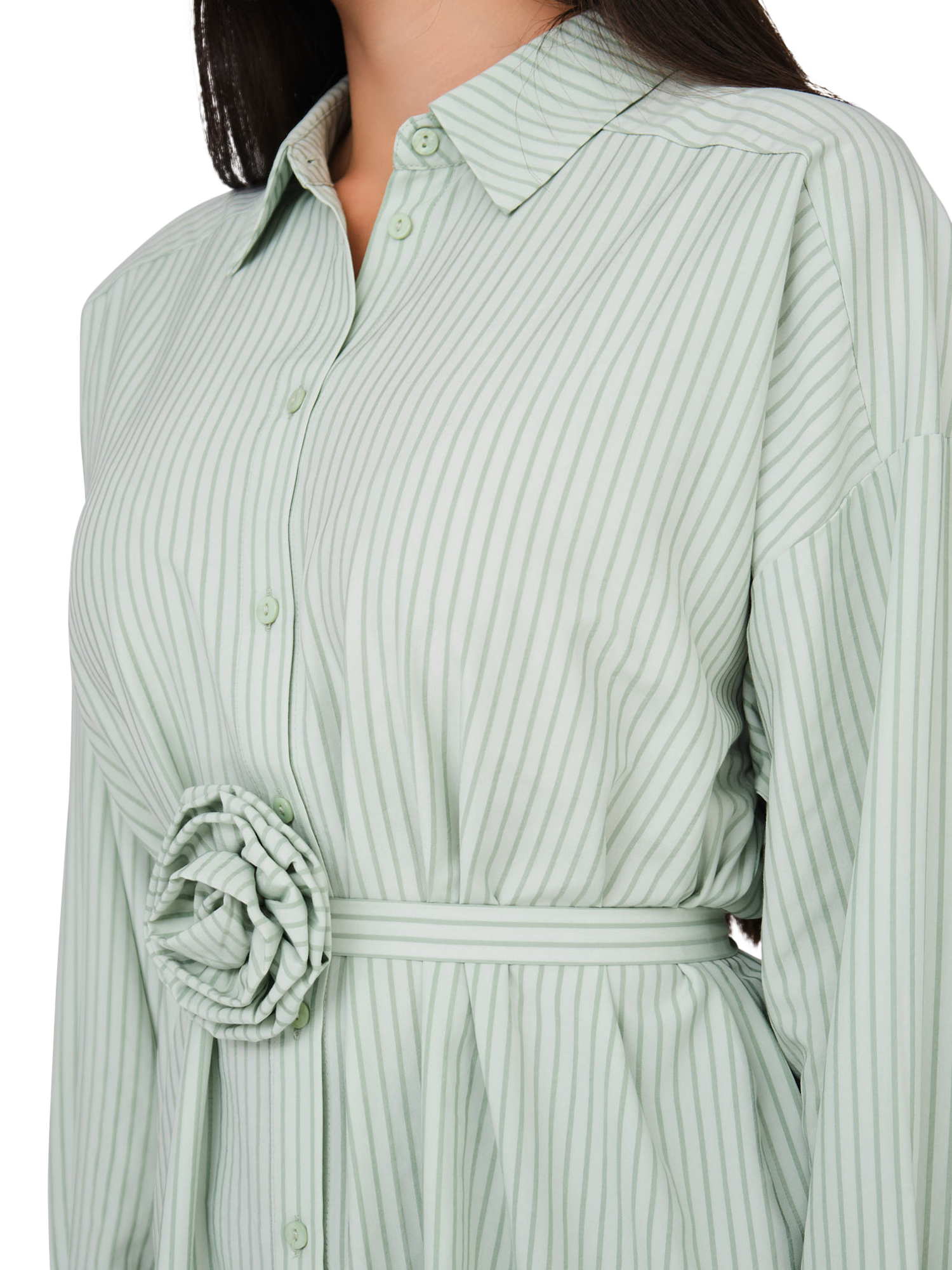 Product image 4 of 6, which shows A-VIEW Sonny Rose Detail Shirt, Mint, 12