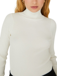 A-VIEW Ribbed Roll Neck Blouse