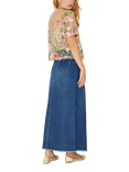 A-VIEW Sean Denim Maxi Skirt