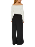 A-VIEW Ellie Wide Leg Trousers, Black